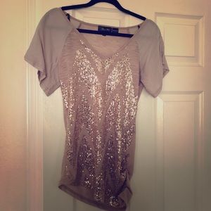 Like New Miss Me Sequin Top